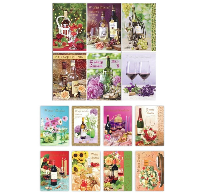 Kartka B6 złocona Polmak (B6Z)